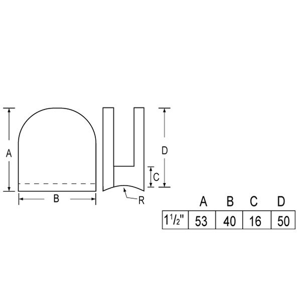 Z-10999R Raw 6mm,8mm Glass Clip-1 Z-10999R Raw 6mm,8mm Glass Clip-1